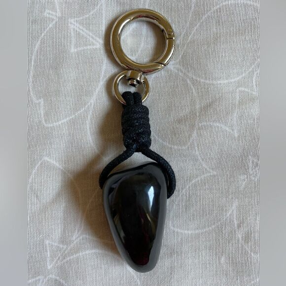 NEW Eco-Friendly Key Chain Handmade South America Artisan Black Unisex - Picture 4 of 14
